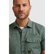 thumbnail: PME Legend regular fit overhemd met linnen groen