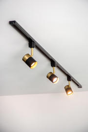 thumbnail: Lucide TRACK FLORIS Railspot - 1-fase Railsysteem / Railverlichting - 1xGU10 - Zwart (Uitbreiding)
