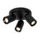 Lucide PUNCH - Plafondspot - Ø 21 cm - 3xGU10 - Zwart