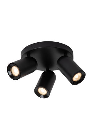 PUNCH - Plafondspot - Ø 21 cm - 3xGU10 - Zwart