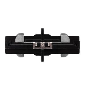 TRACK I-koppelstuk - 1-fase Railsysteem / Railverlichting - Zwart (Uitbreiding)