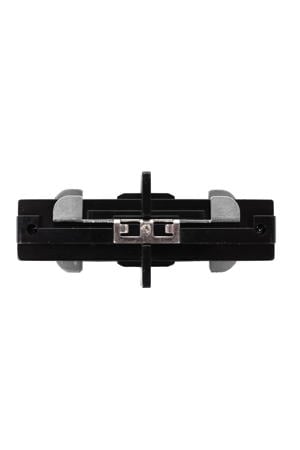TRACK I-koppelstuk - 1-fase Railsysteem / Railverlichting - Zwart (Uitbreiding)