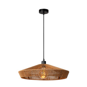 YUNKAI - Hanglamp - Ø 50 cm - 1xE27 - Licht hout