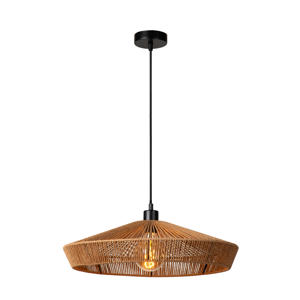 YUNKAI - Hanglamp - Ø 50 cm - 1xE27 - Licht hout