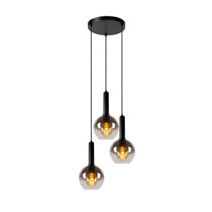 MARIUS - Hanglamp - Ø 48,5 cm - 3xE27 - Zwart