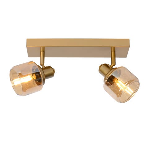 Lucide plafondlamp Bjorn - Mat Goud / Messing