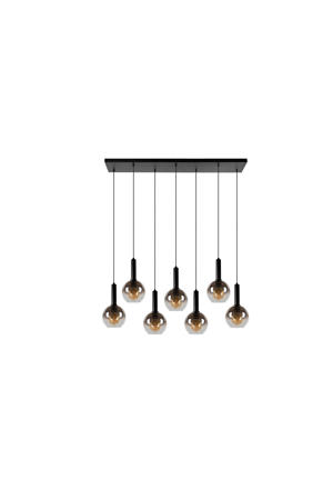 MARIUS - Hanglamp - 7xE27 - Zwart