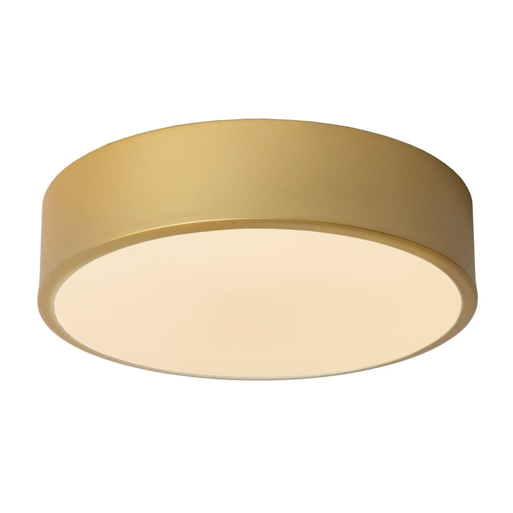 Lucide UNAR - Plafonnière - Ø 20 cm - LED Dimb. - 1x12W 2700K - 3 StepDim - Mat