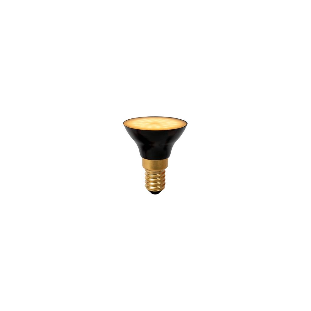 Lucide G45 - Led lamp - Ø4,3 cm - LED Dimb. - E14 - 1x5W 2700K - 3 StepDim - Zwart