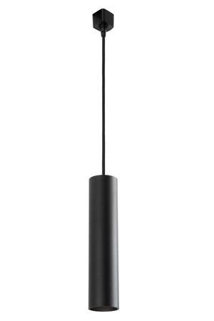 TRACK FLORIS Hanglamp - 1-fase Railsysteem / Railverlichting - 1xGU10 - Zwart (Uitbreiding)