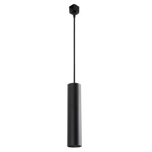 TRACK FLORIS Hanglamp - 1-fase Railsysteem / Railverlichting - 1xGU10 - Zwart (Uitbreiding)