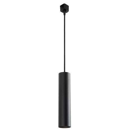 Lucide TRACK FLORIS Hanglamp - 1-fase Railsysteem / Railverlichting - 1xGU10 - Zwart (Uitbreiding) afbeelding