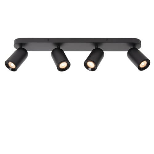 Lucide PUNCH - Plafondspot - 4xGU10 - Zwart afbeelding