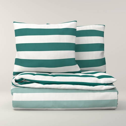 Wehkamp Home katoenen dekbedovertrek lits-jumeaux (240x220 cm) - Groen