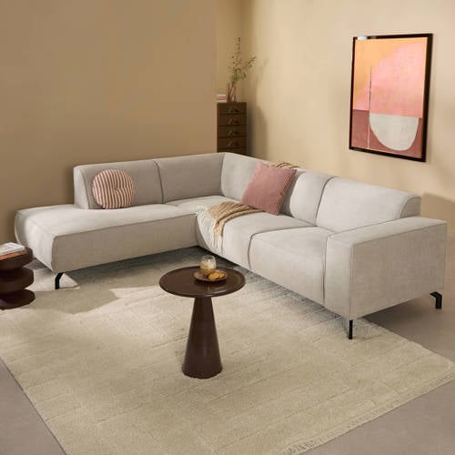 NOUS Living hoekbank links Brent - Beige