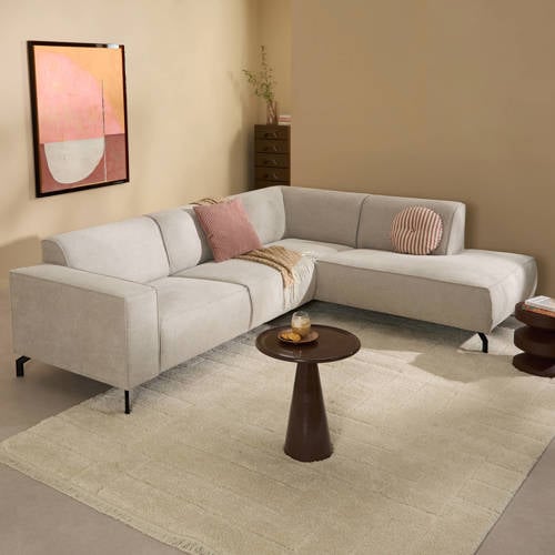 NOUS Living hoekbank rechts Brent - Beige
