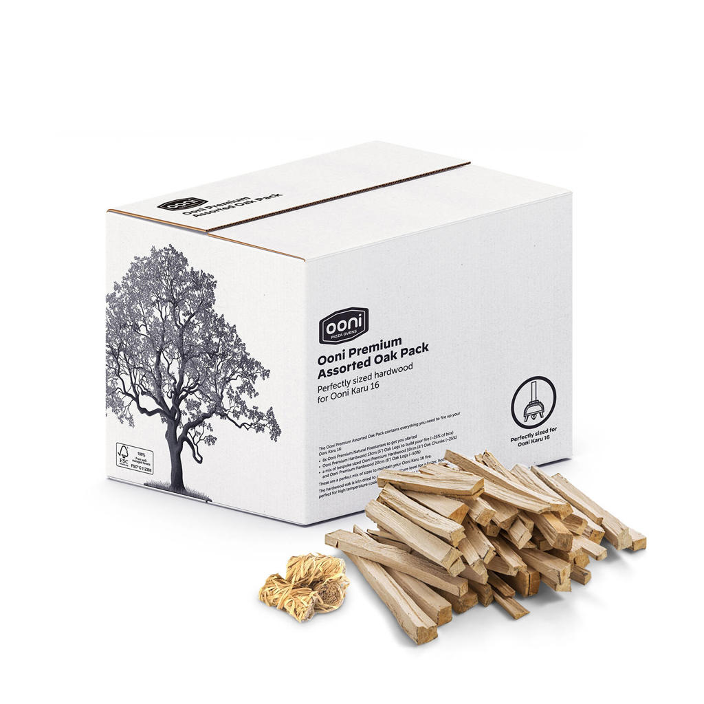 Ooni Eikenhoutpakket assorti - 11 kg - voor Ooni Karu 16