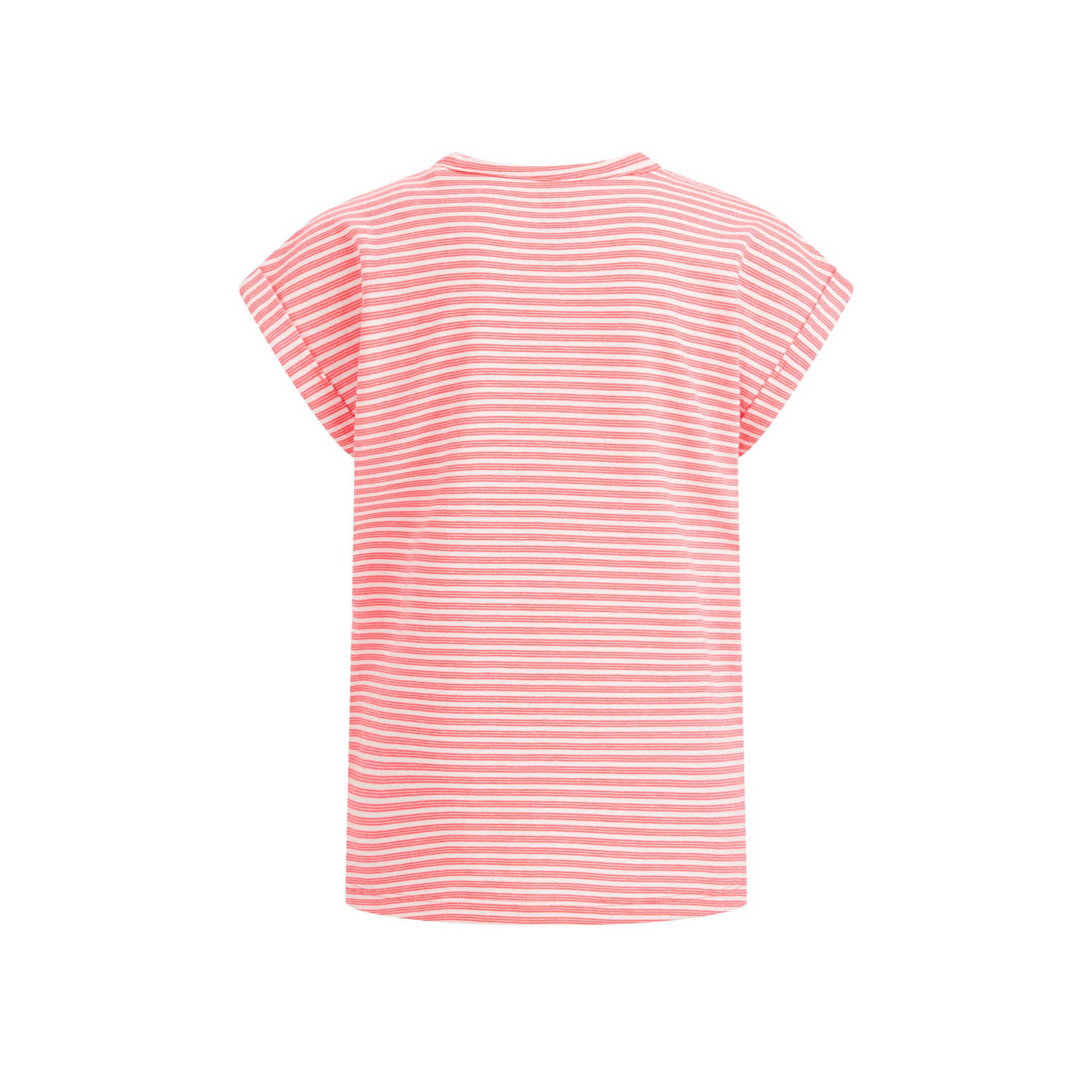 WE Fashion gestreept T-shirt roze