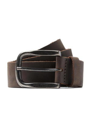 leren riem donkerbruin