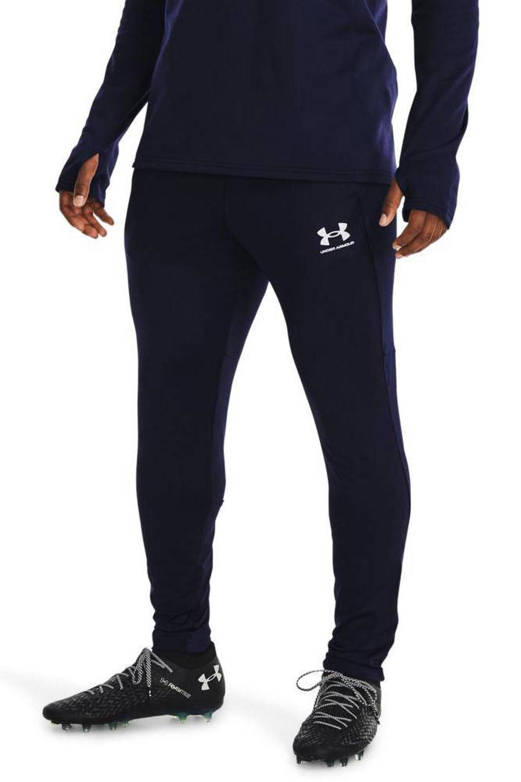 Under Armour trainingsbroek donkerblauw wehkamp