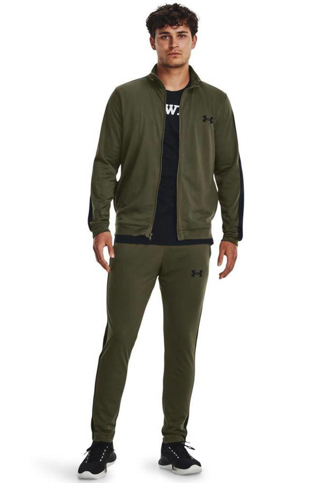 Under Armour   trainingspak donkergroen