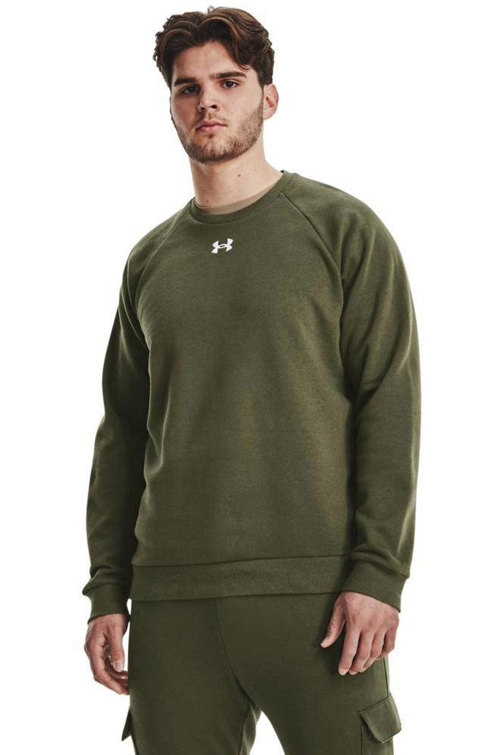 Under Armour sportsweater Rival groen wehkamp
