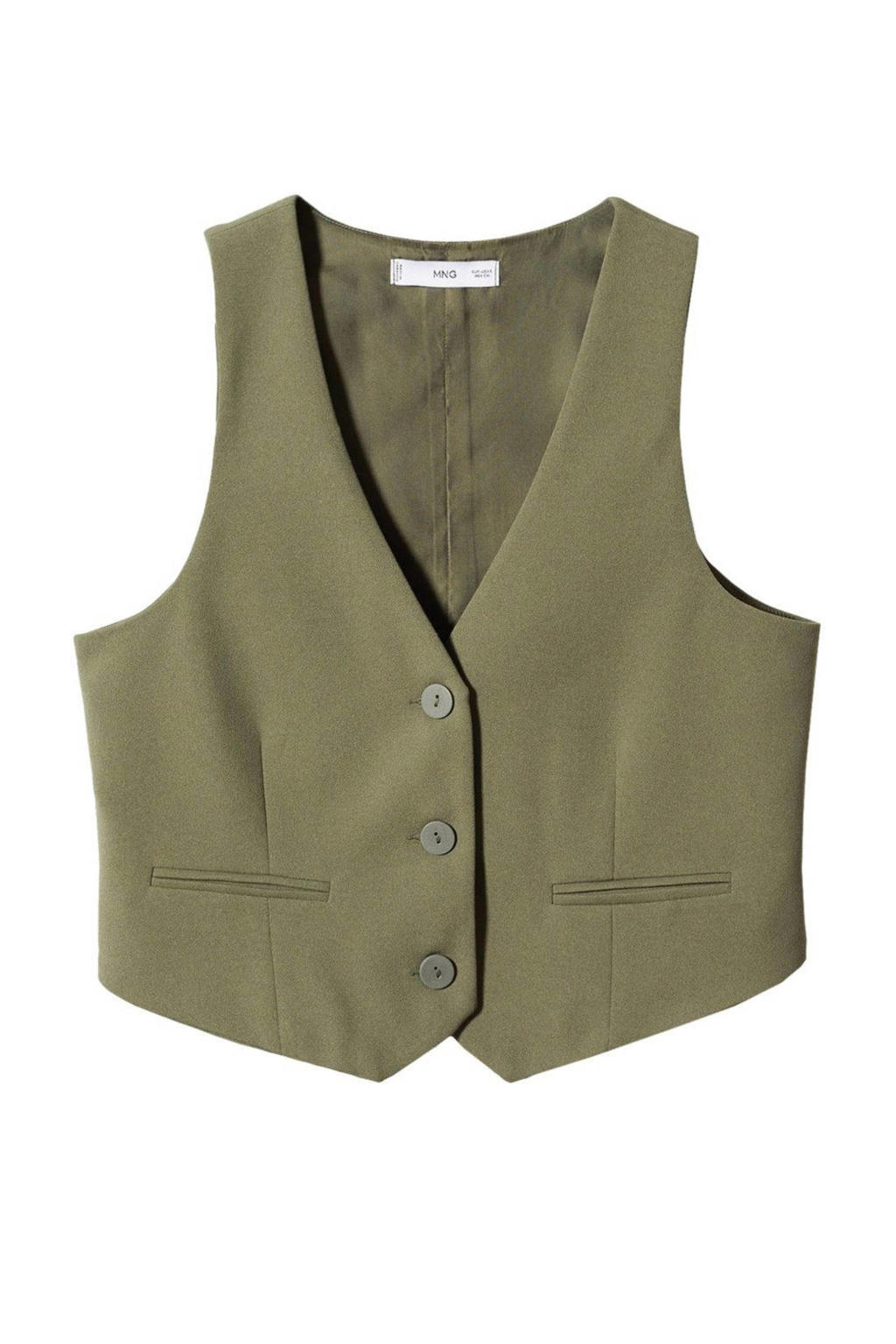 Mango gilet groen kopen? in huis wehkamp