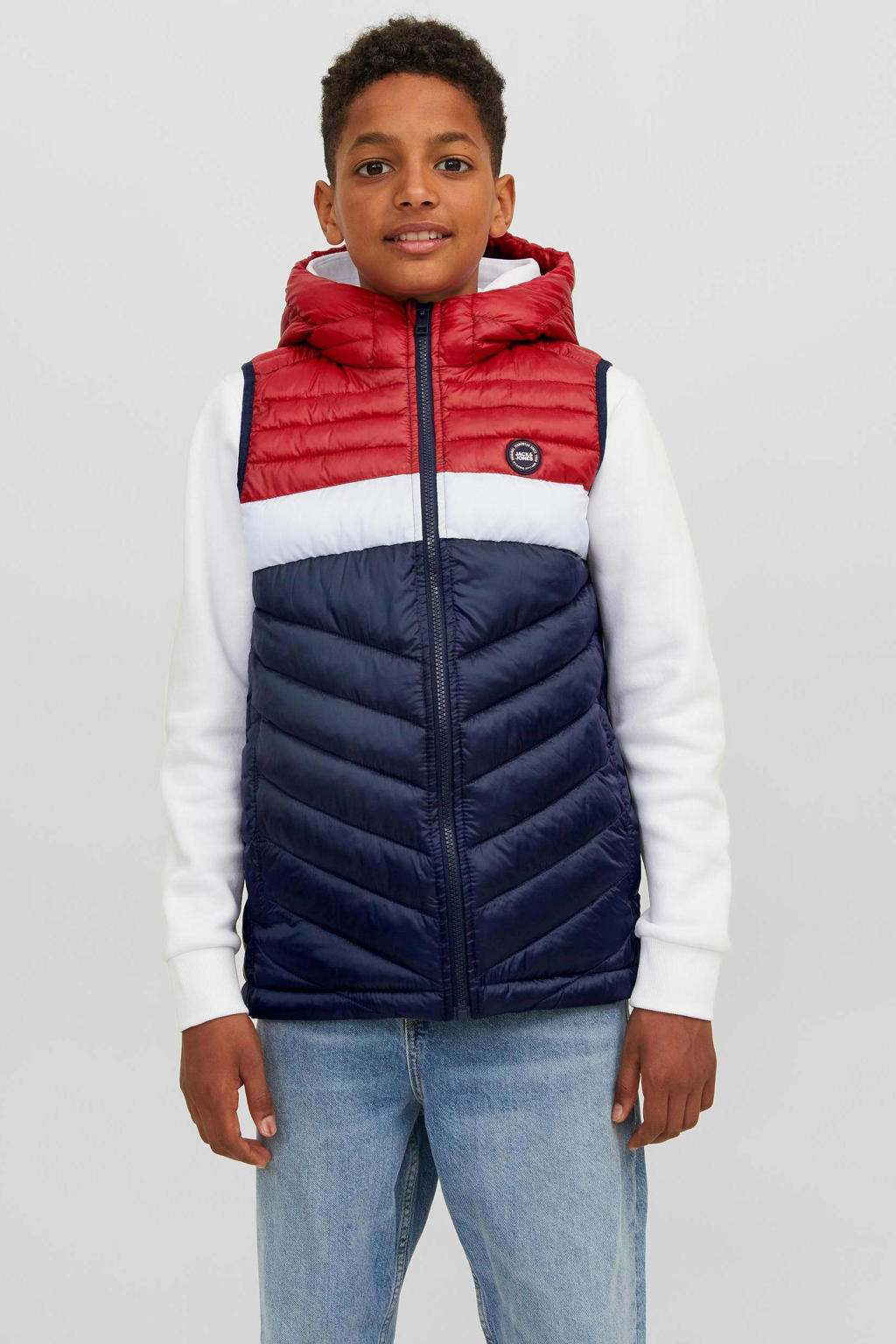 JACK & JONES Jjetoby - Giacca calda da bambino Collar Sn Jnr, Black/Print:white Jack & Jones Logo On Chest, 152 JACK & JONES Jjetoby - Giacca calda da bambino Collar Sn Jnr, Black/Print:white Jack & Jones Logo On Chest, 152