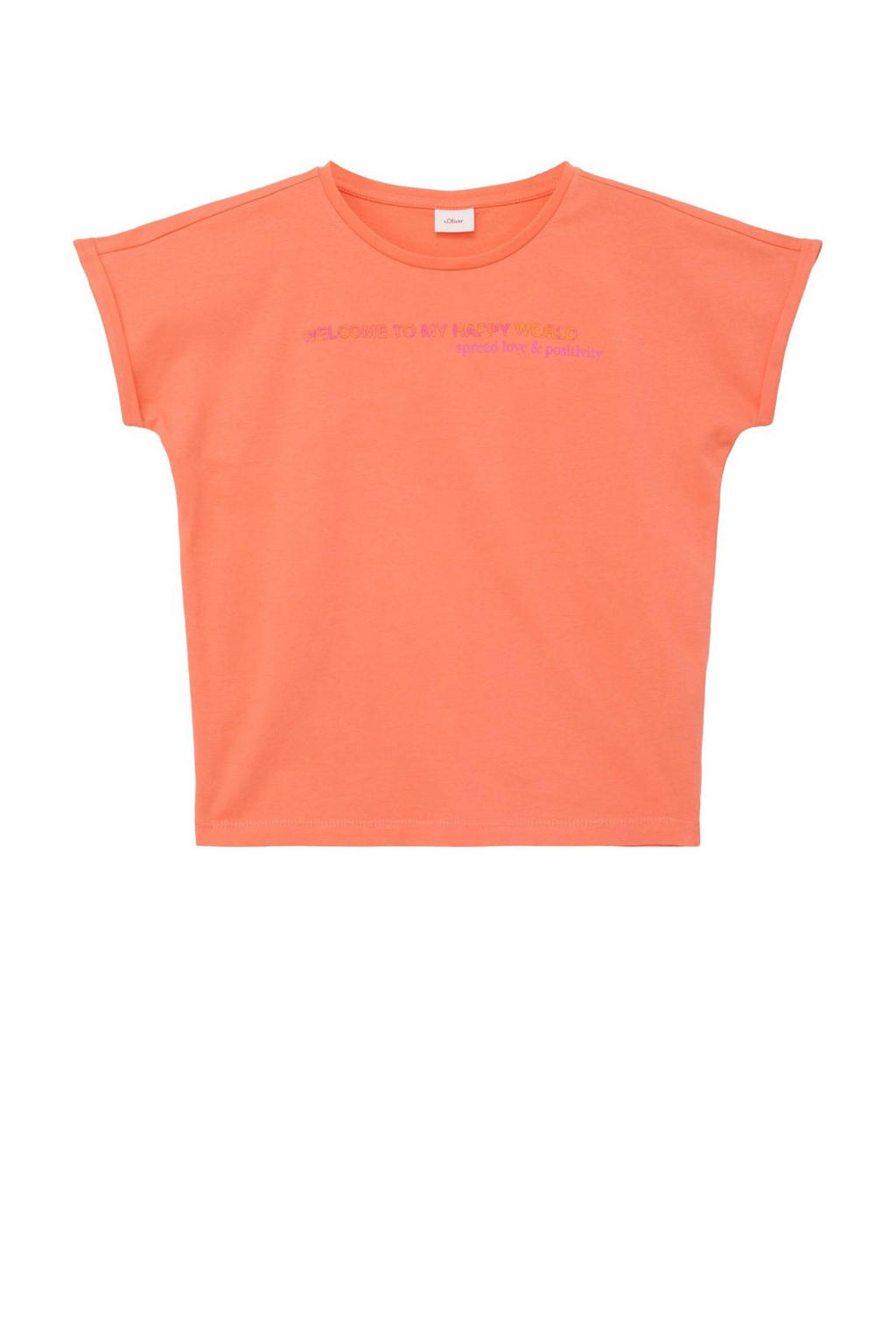 s.Oliver T-shirt oranje