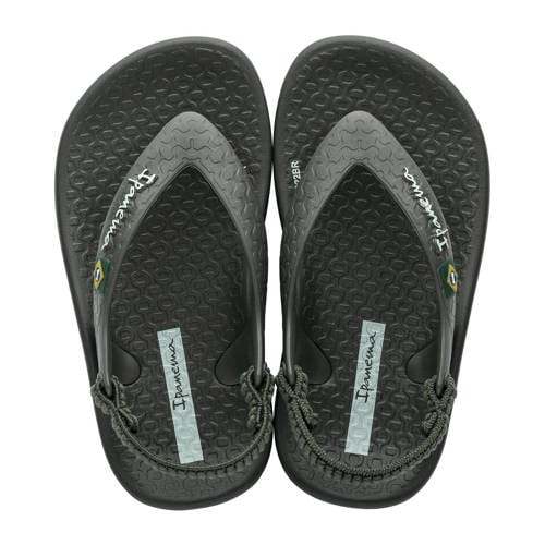 Ipanema Anatomic Soft Baby teenslippers met hielbandje donkergroen afbeelding