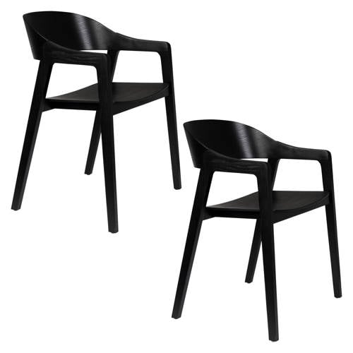 Dutchbone eetkamerstoel (set van 2) Westlake afbeelding