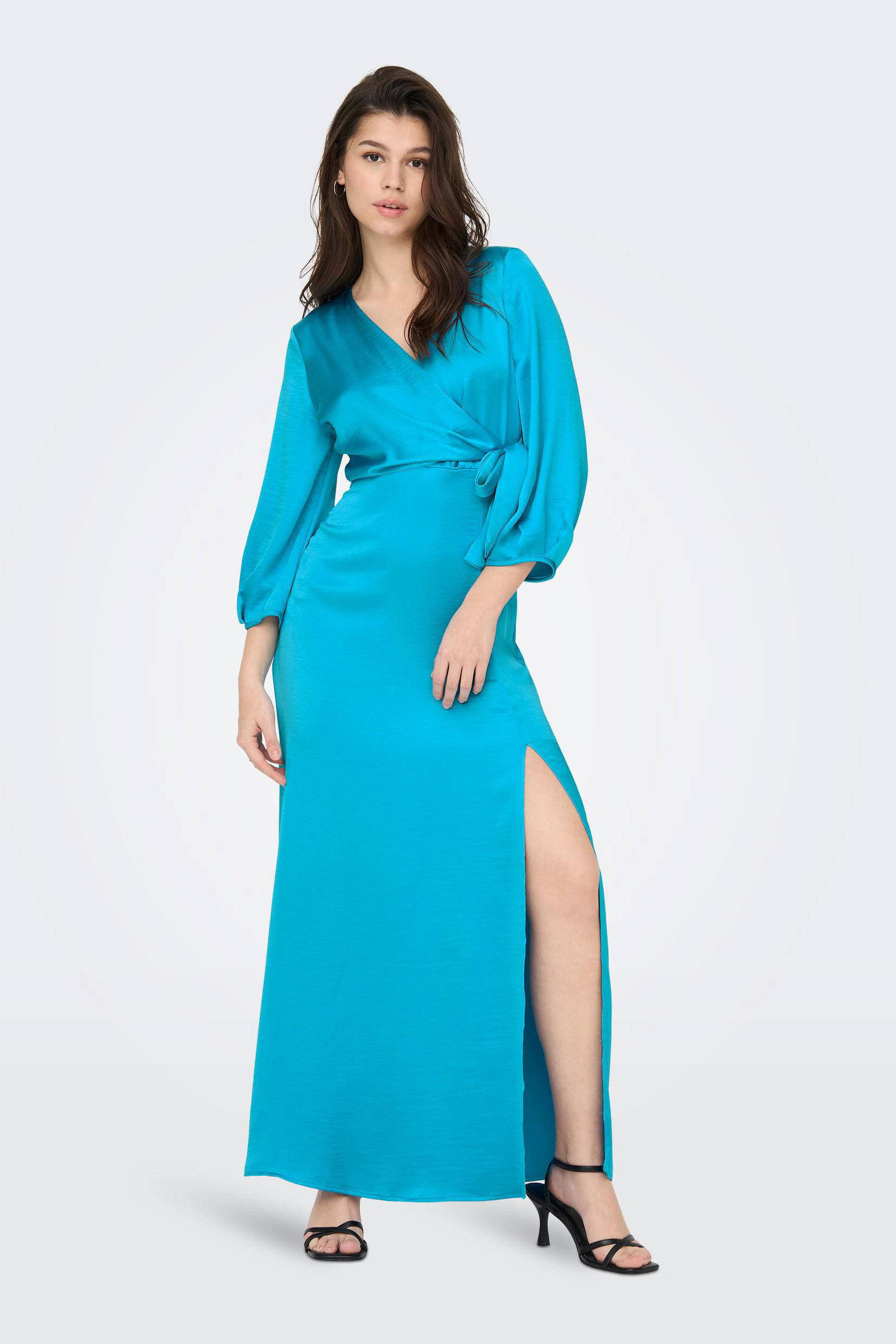 Overslagjurk maxi best sale