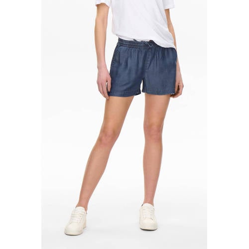 ONLY loose fit short ONLPEMA donkerblauw afbeelding