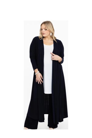 vest DOLCE van travelstof donkerblauw