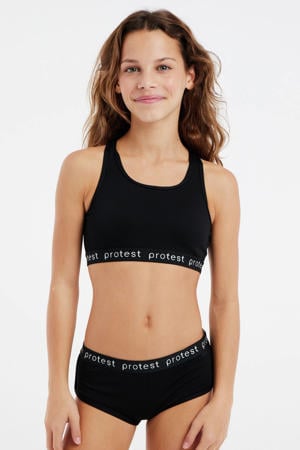 crop bikini PRTBEAU JR zwart
