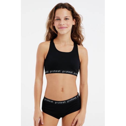 Protest crop bikini PRTBEAU JR zwart afbeelding