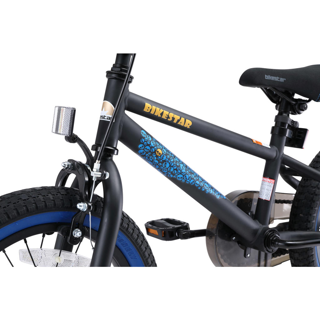 BikeStar BMX kinderfiets 16 inch zwart | wehkamp