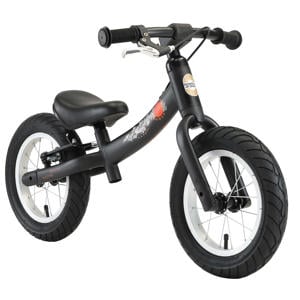 Sport, meegroei loopfiets, 12 inch, zwart