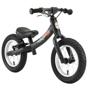 Wehkamp BikeStar Sport, meegroei loopfiets, 12 inch, zwart aanbieding