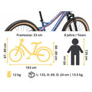 thumbnail: BikeStar MTB kinderfiets 24 inch blauw