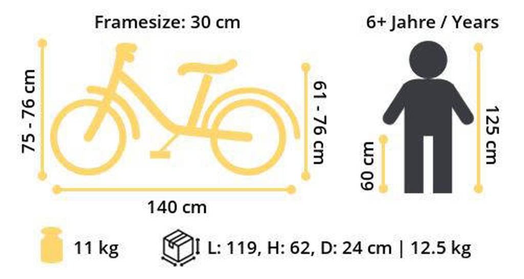 BikeStar MTB kinderfiets 20 inch mint wehkamp