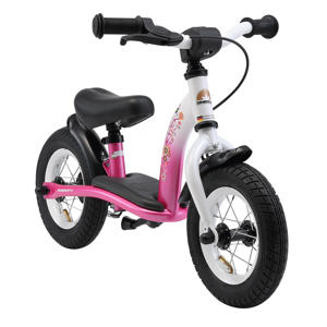 Classic, 10 inch loopfiets, roze / wit