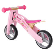 thumbnail: BikeStar mini loopfiets 2 in 1, hout, roze