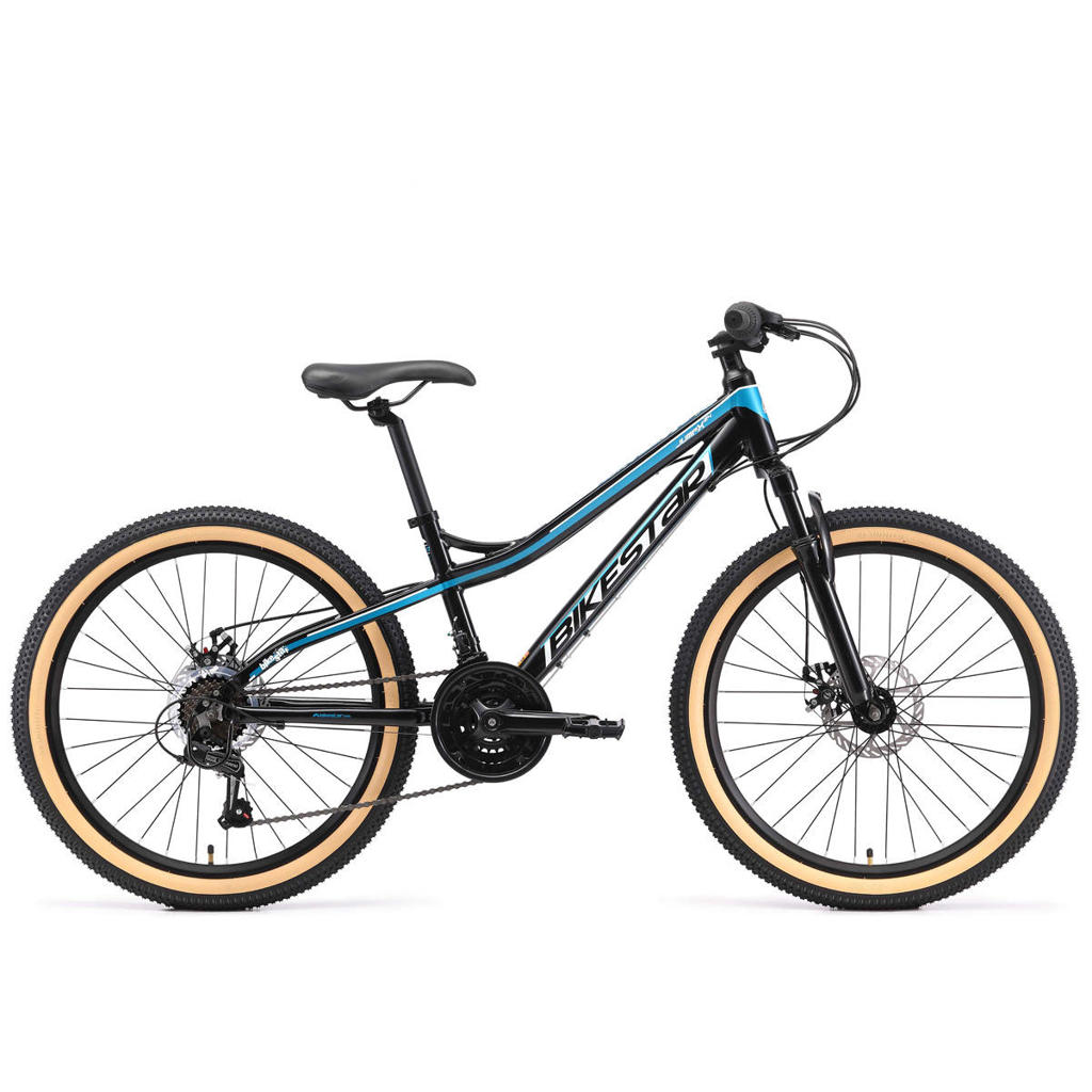 BikeStar MTB kinderfiets 24 inch antraciet
