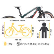 thumbnail: BikeStar MTB Fully kinderfiets 24 inch blauw