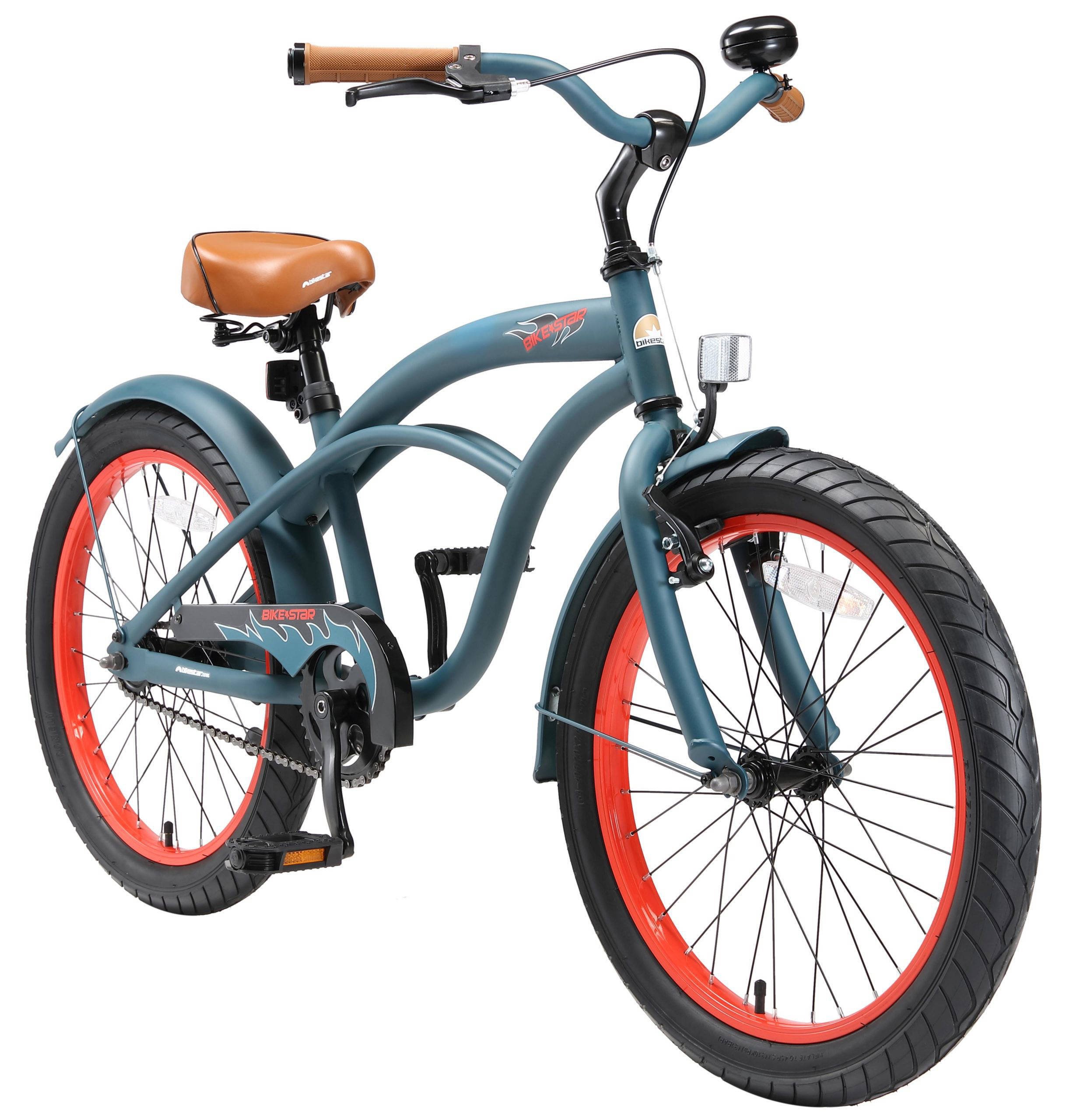 BikeStar Cruiser kinderfiets 20 inch blauw wehkamp