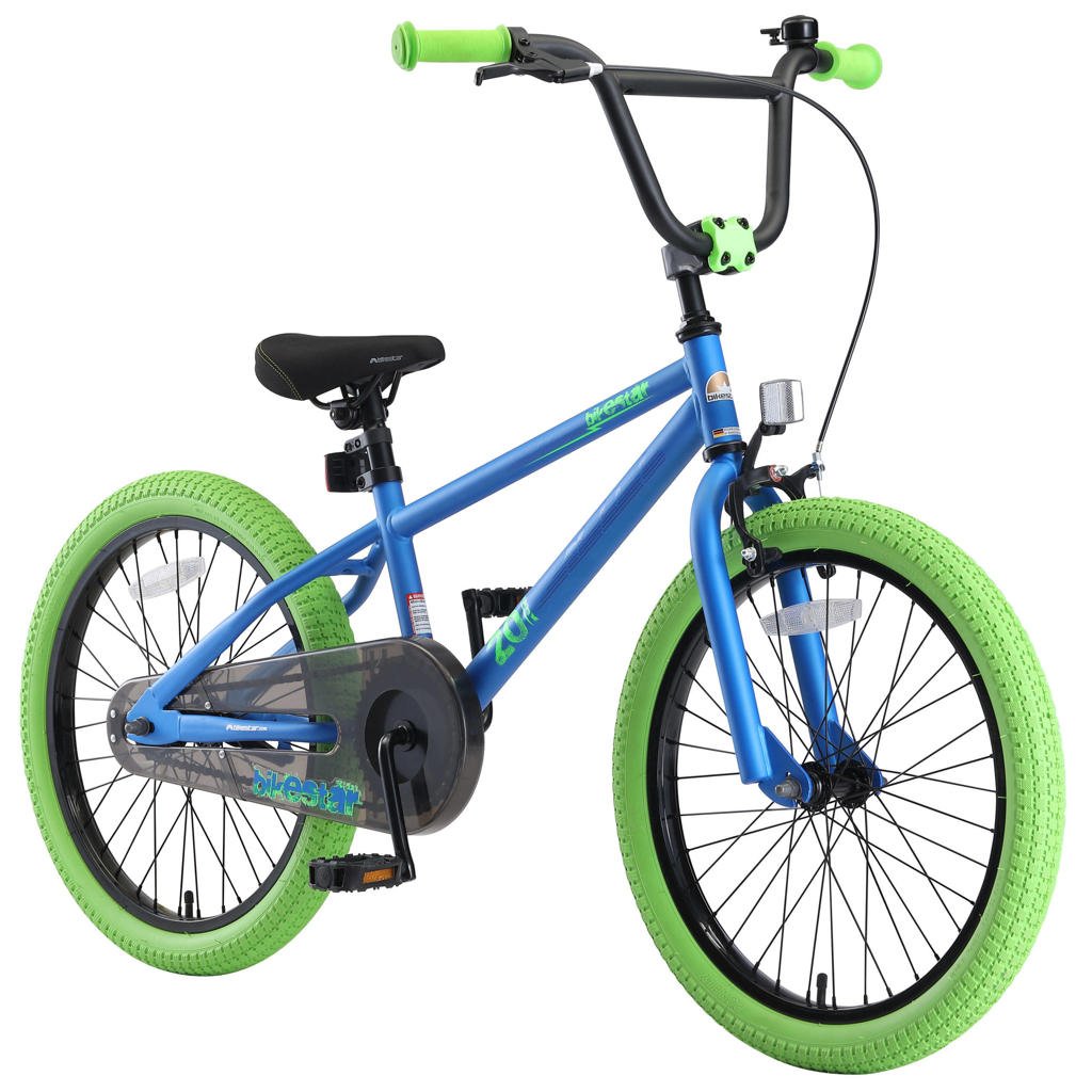 BikeStar BMX kinderfiets 20 inch blauw