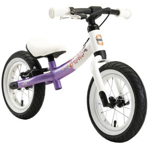 Wehkamp BikeStar Sport, meegroei loopfiets, 12 inch, lila wit aanbieding