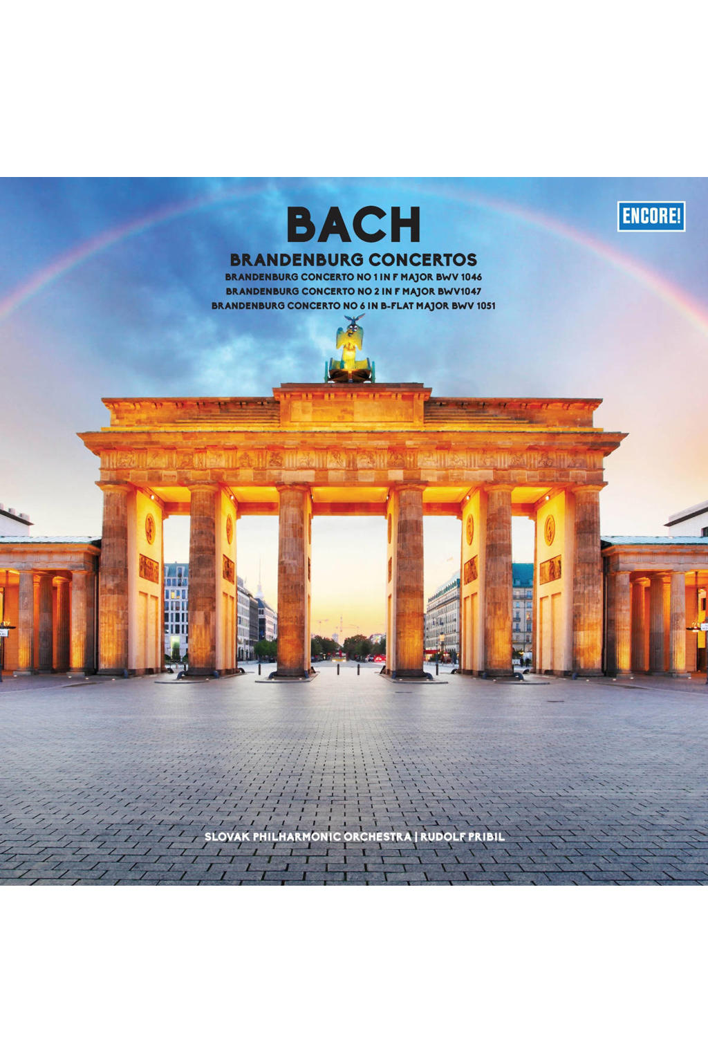 Slovak Philarmonic Orchestra, Rudolf Pribil - Bach: Brandenburg Concertos (LP)