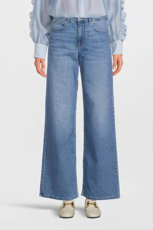 high waist wide leg jeans ONLMADISON light blue denim